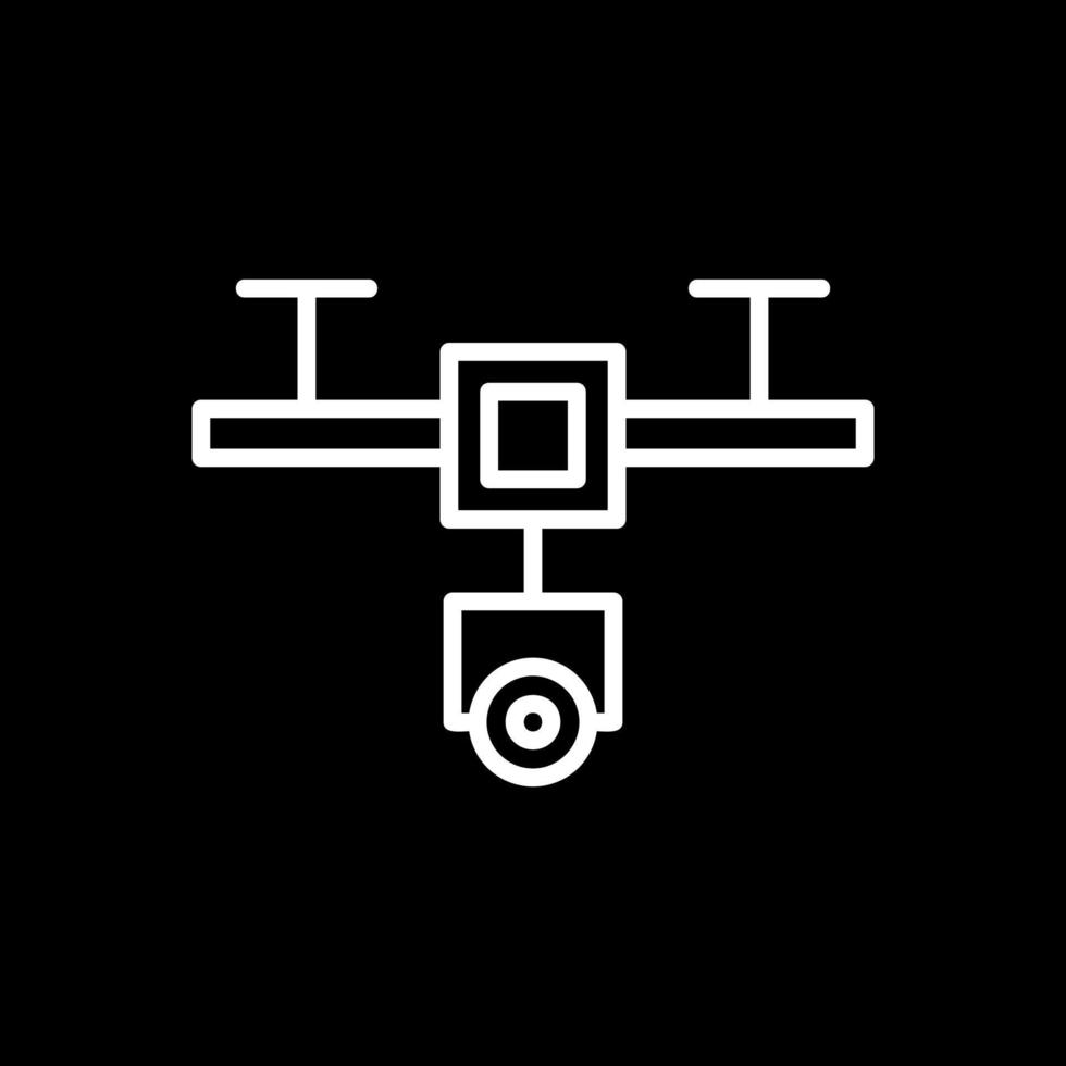 diseño de icono de vector de dron