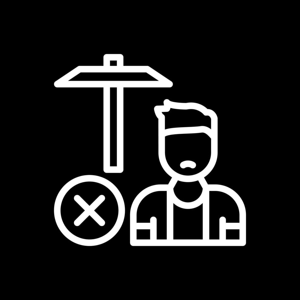 No Child Labour Vector Icon Design