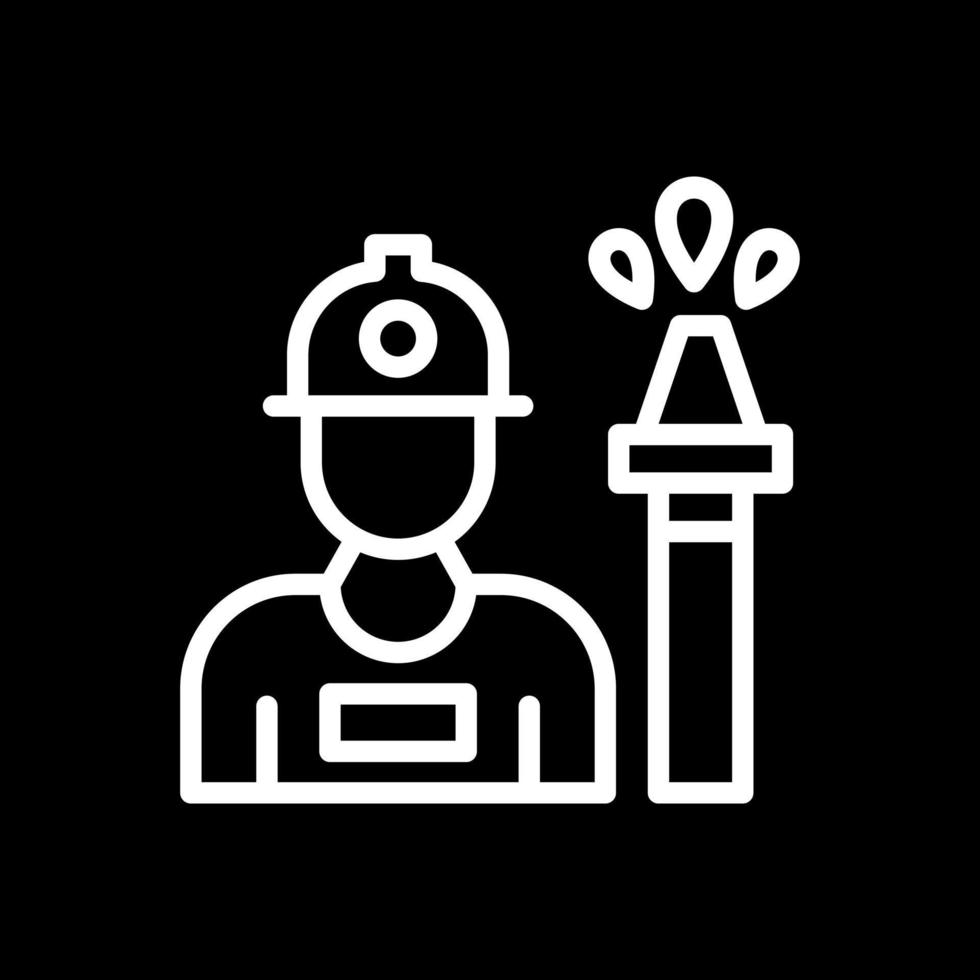 Fireman Vector Icon Design