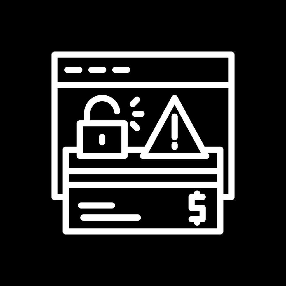 Online Robbery Vector Icon Design