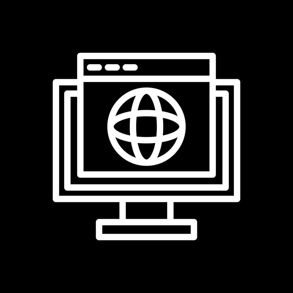 Web Browser Vector Icon Design