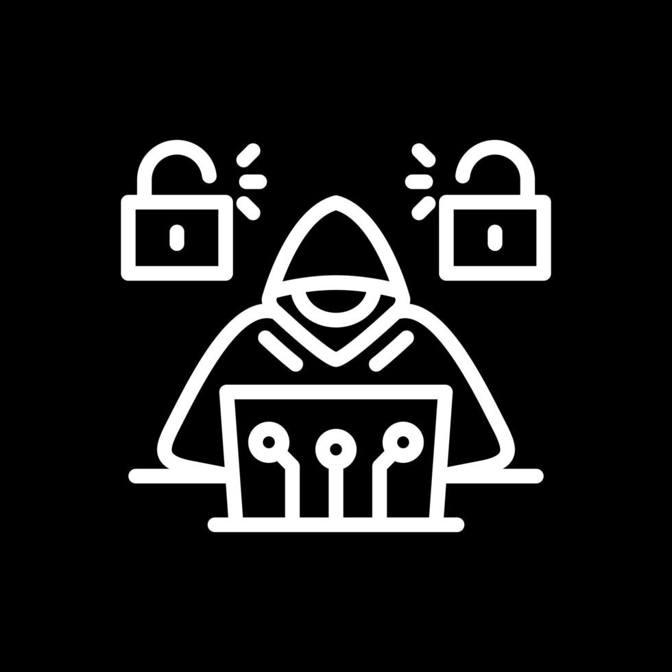 Cyber Attack Vector Icon Design