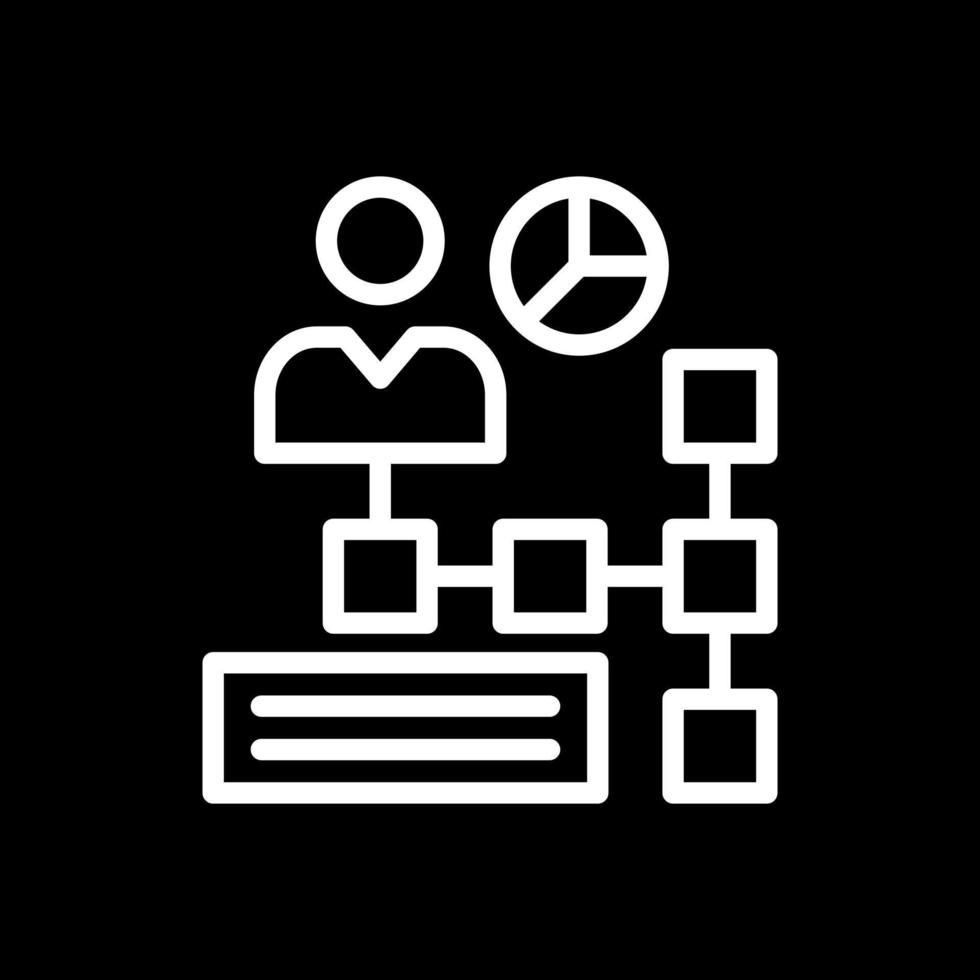 Organization Chart Vector Icon Design