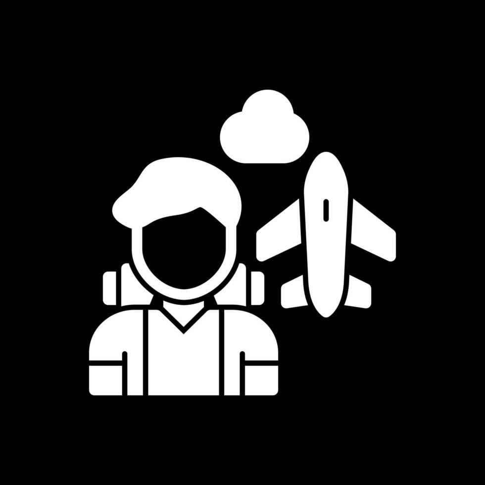 Traveler Vector Icon Design