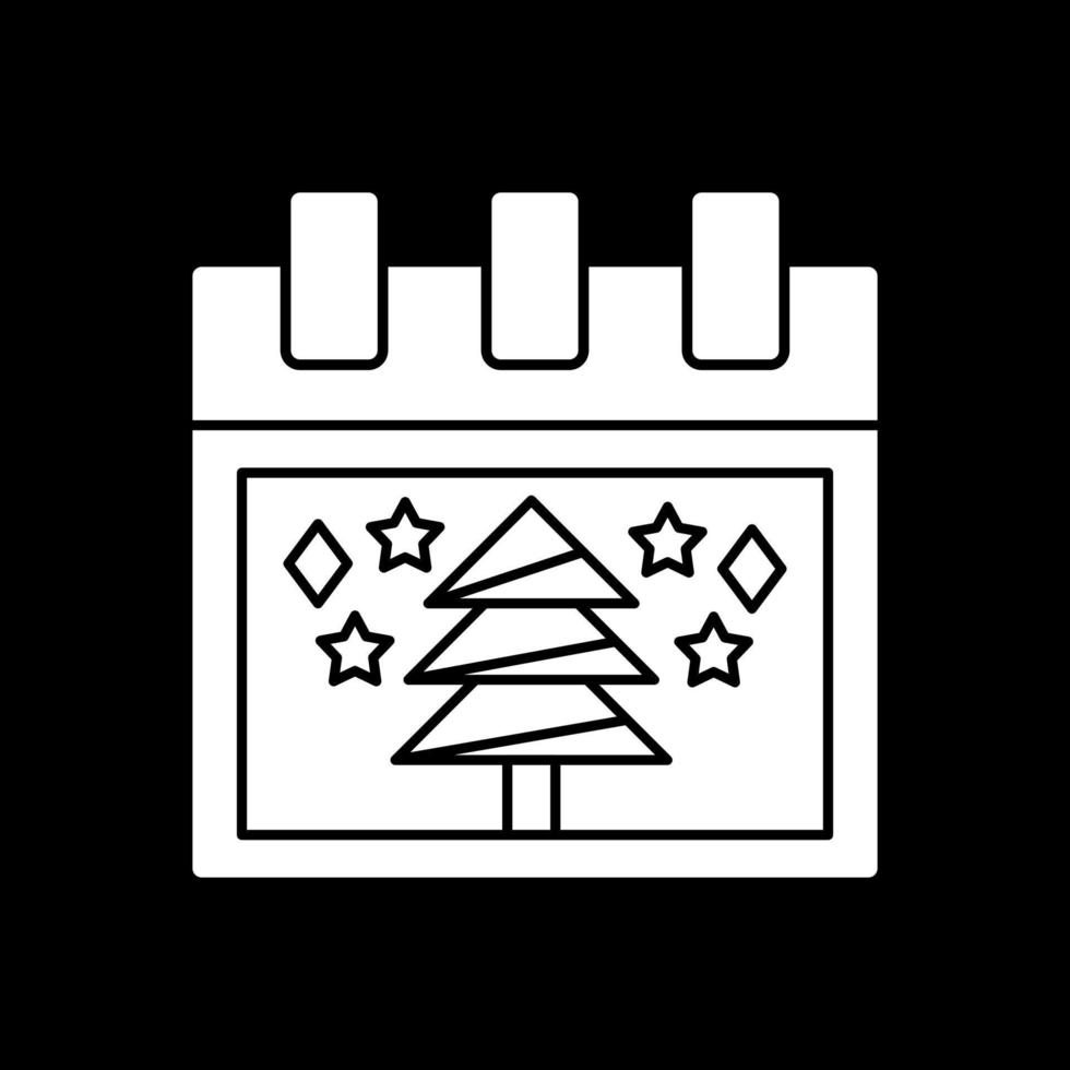 Christmas Tree Vector Icon Design