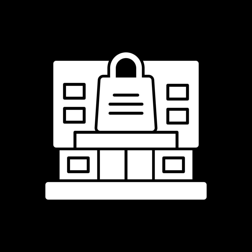 Shopping Mall Vector Icon Design