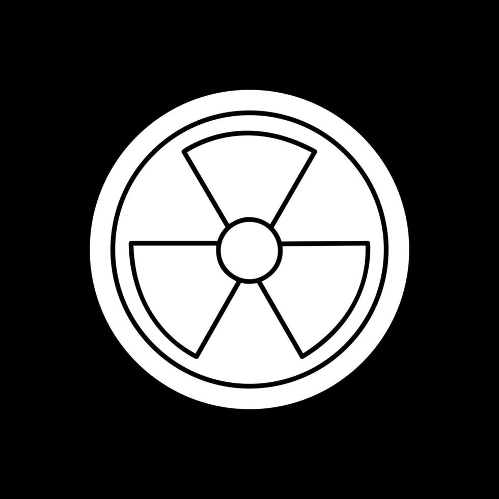 diseño de icono de vector de energía nuclear