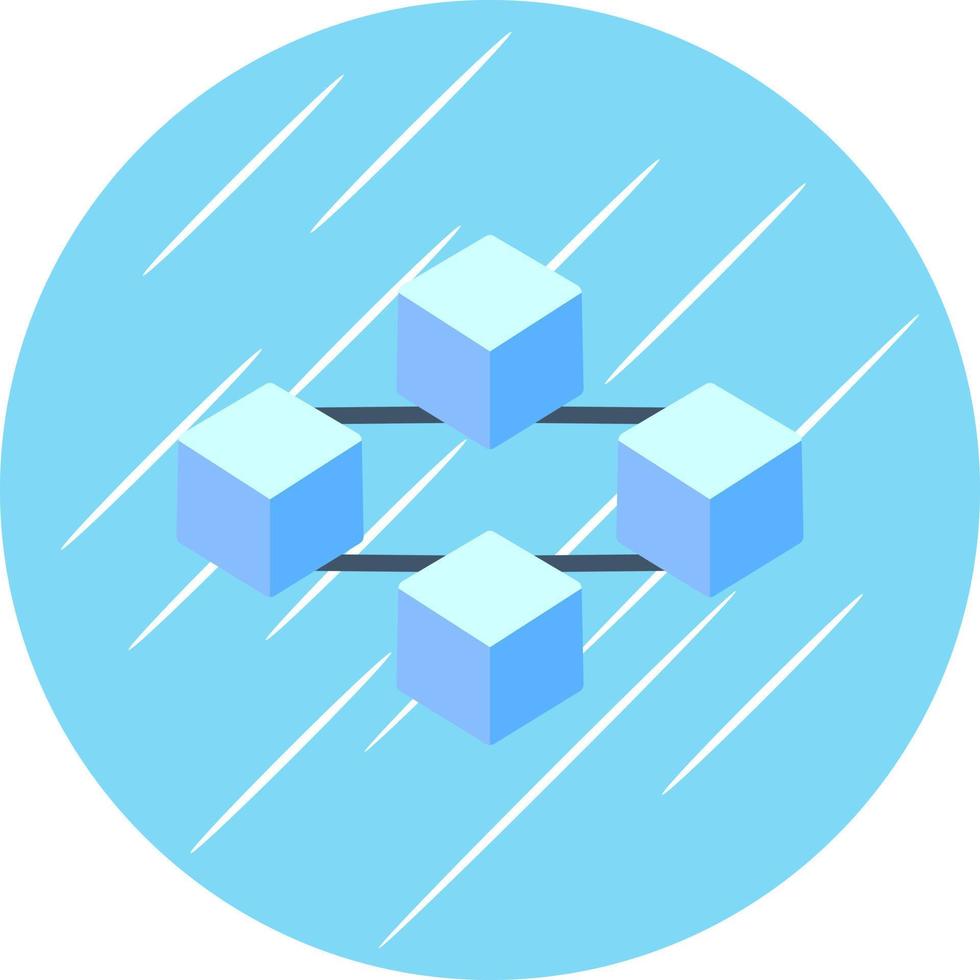 Blockchain Vector Icon Design