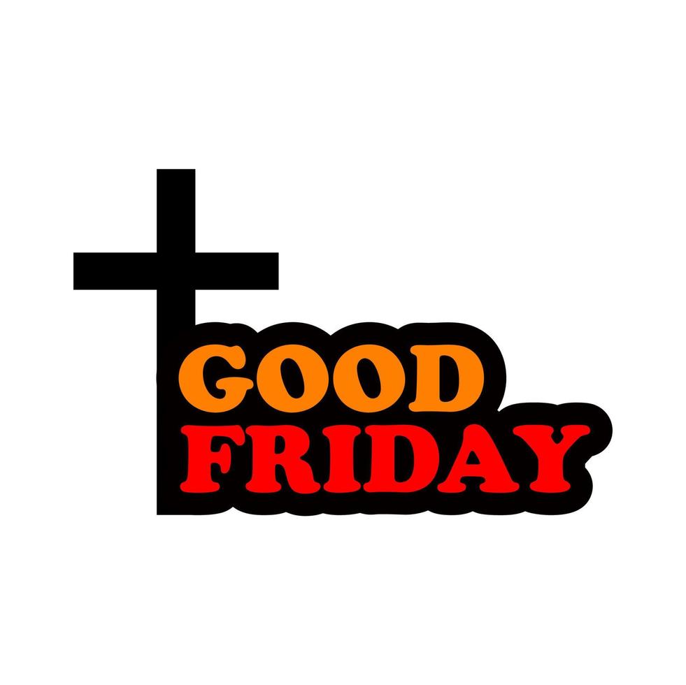Good Friday Icons Illustration vector