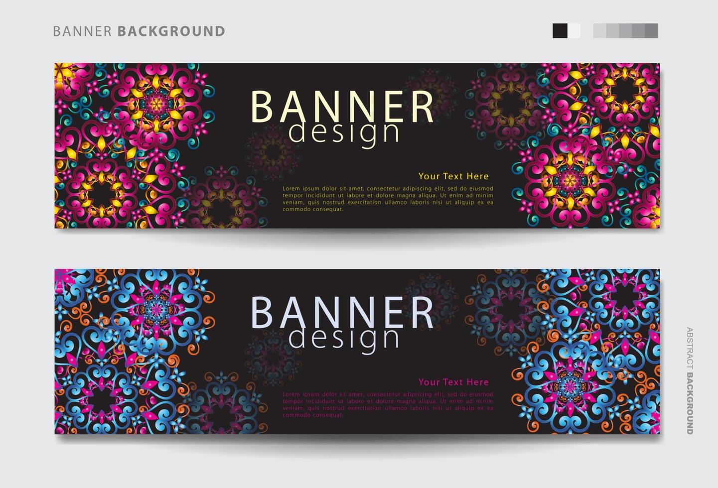 abstract banner design. Vector shaped background. Modern Graphic Template Banner pattern for social media and web sites