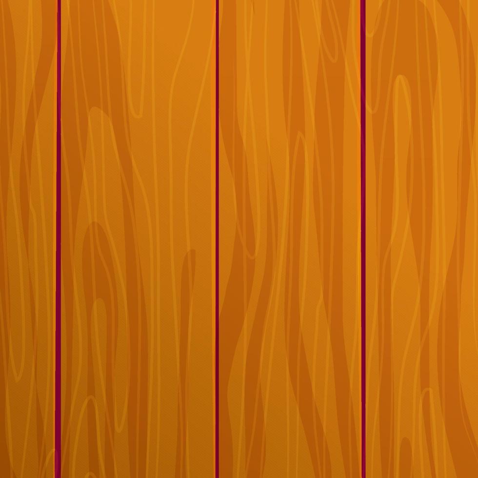 Wooden material, textured surface wood comic background in cartoon style. Wall, panel for game, ui design. Vector illustration