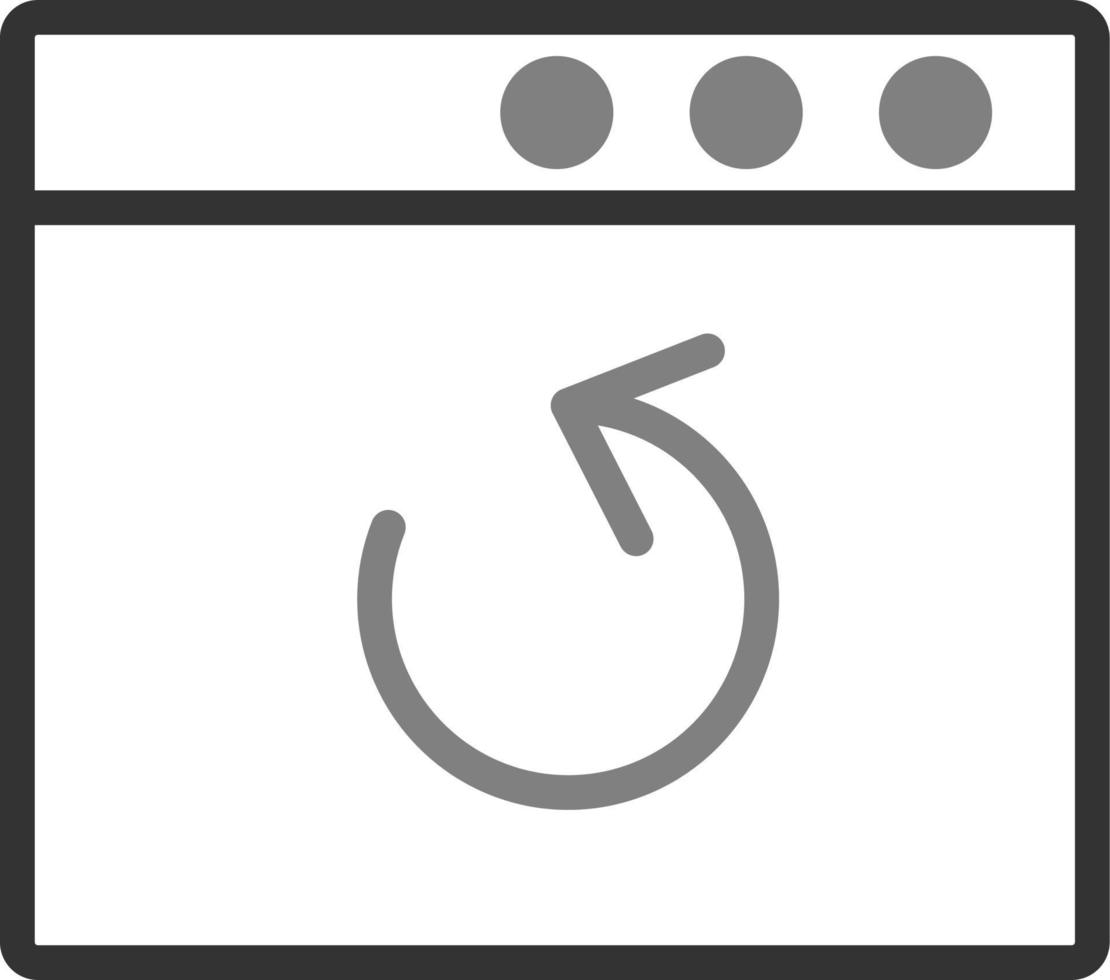 Browser Backup Vector Icon