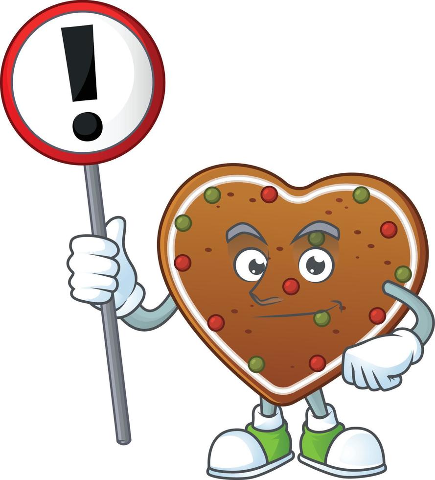 Gingerbread Love Icon Design vector