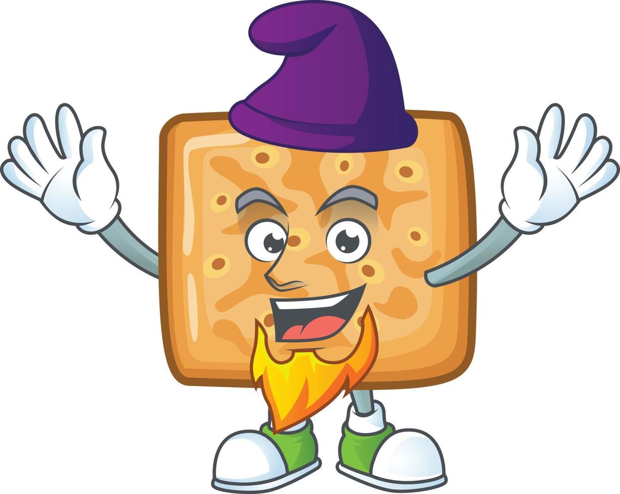 A cartoon character of crackers vector