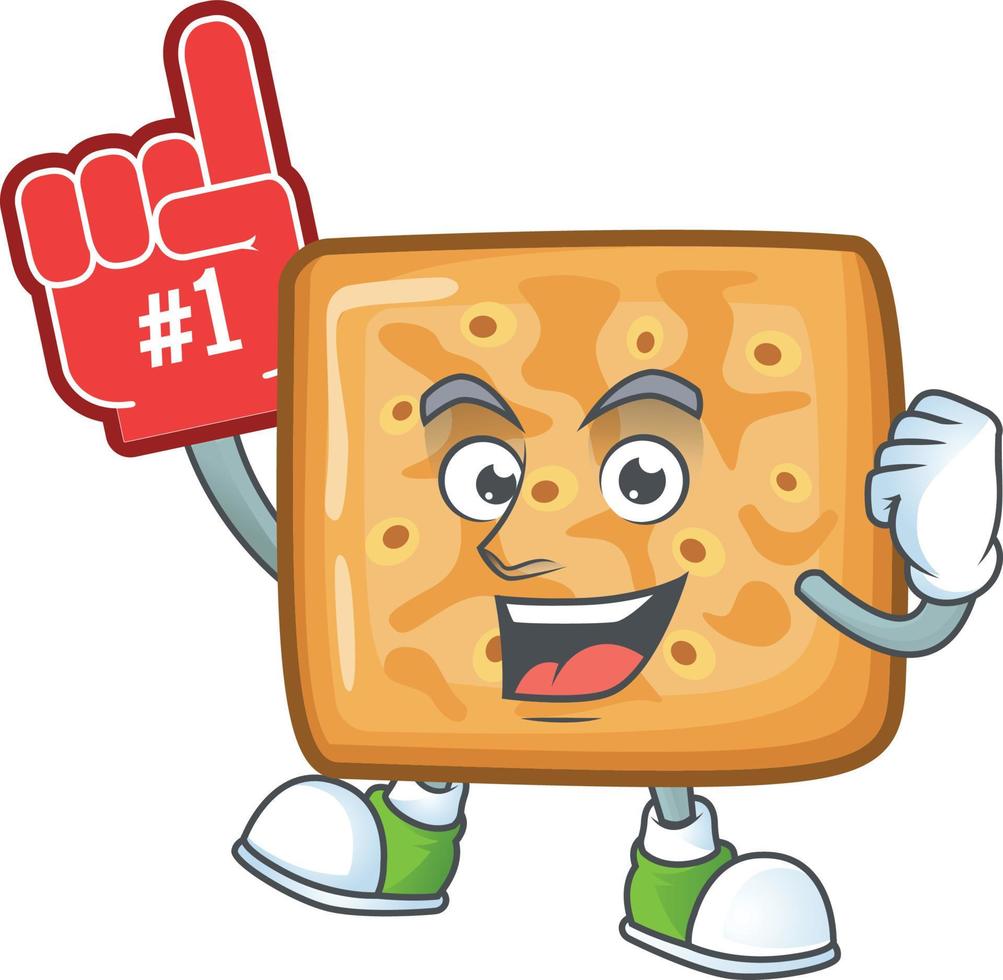 A cartoon character of crackers 20740711 Vector Art at Vecteezy