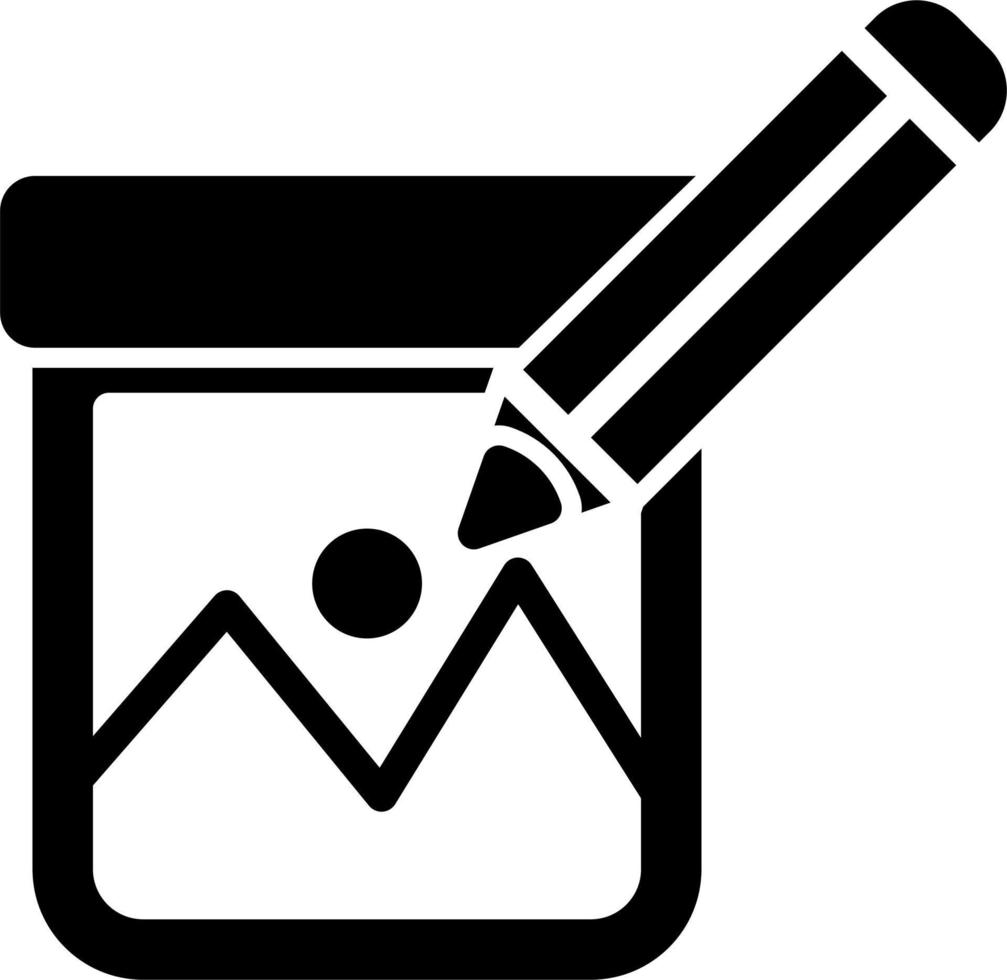 Photo Editing Vector Icon
