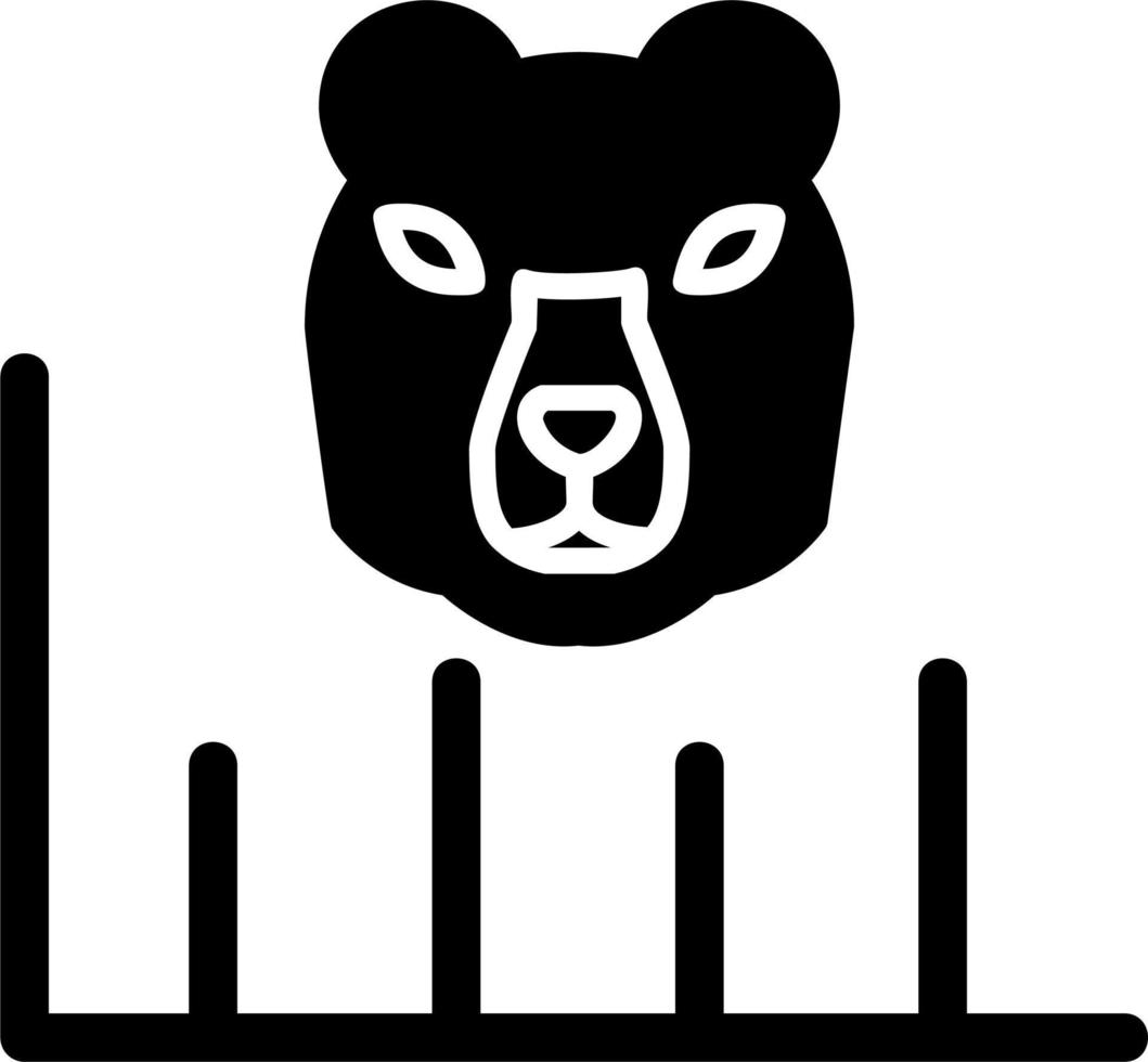 Bear Market Vector Icon