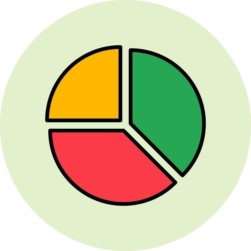 Pie Chart Vector Icon
