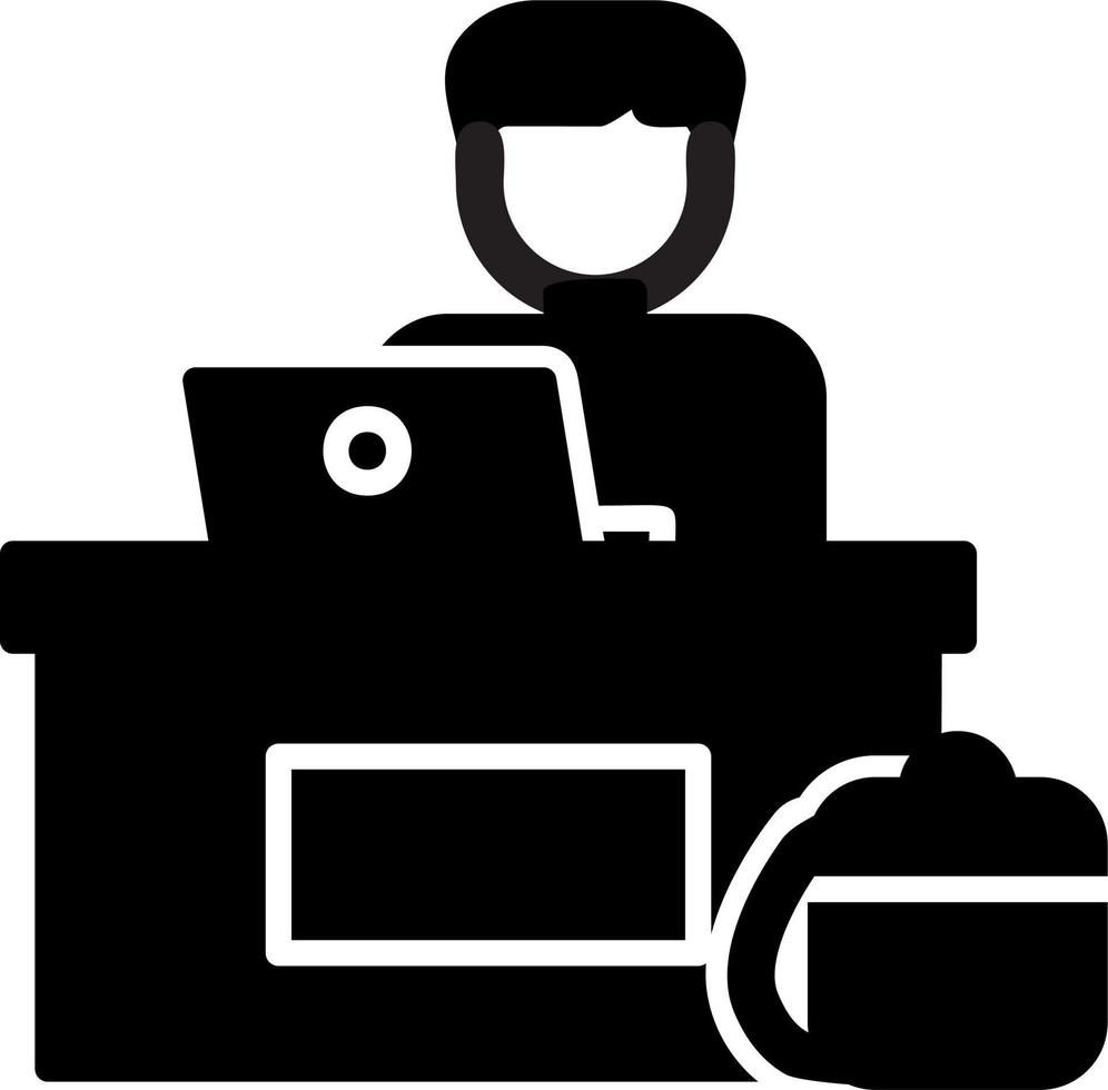 Office Worker Vector Icon