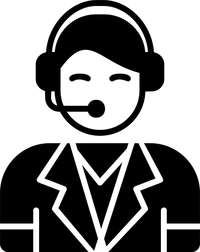 icono de vector de servicio al cliente