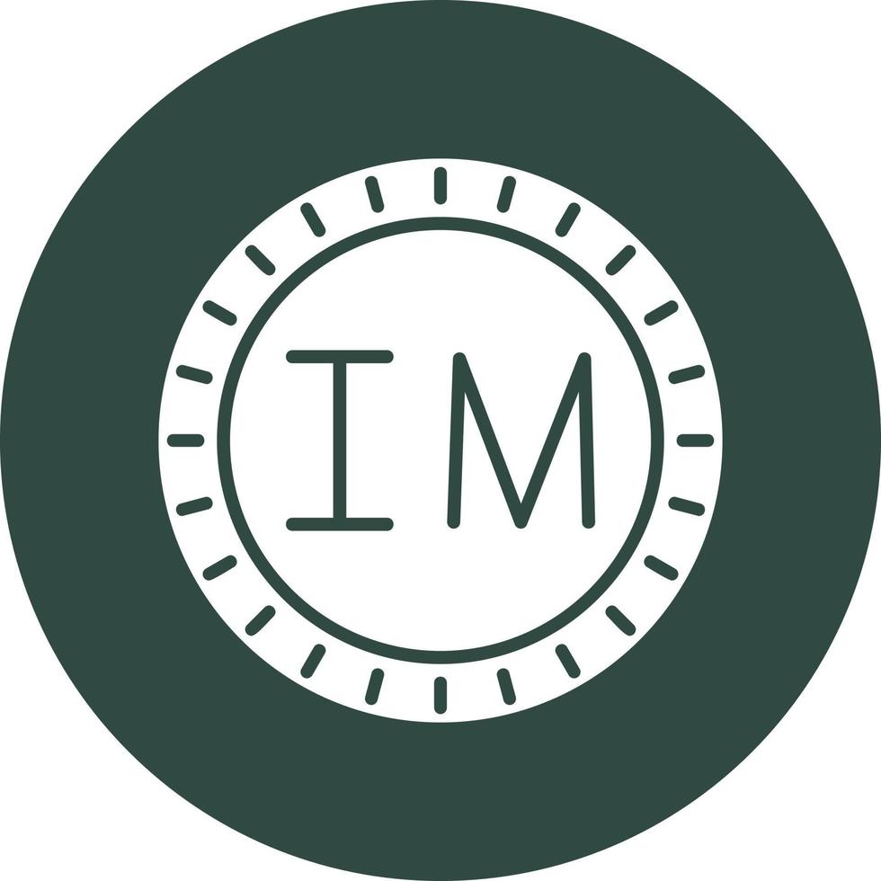 Isle of Man Dial code Vector Icon
