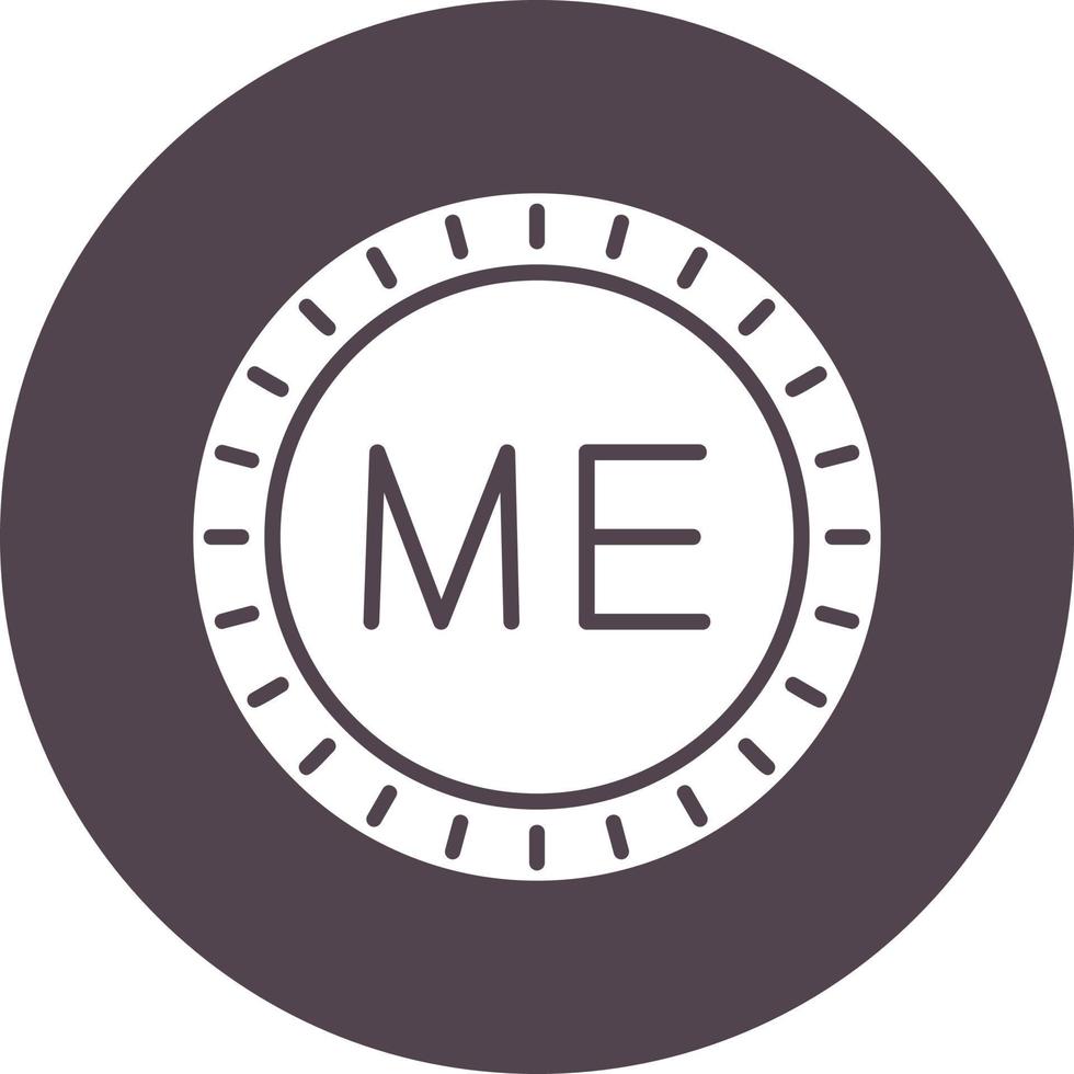 montenegro marcar código vector icono