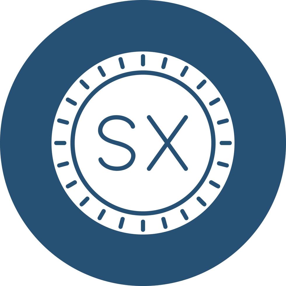 Sint Maarten Dial code Vector Icon