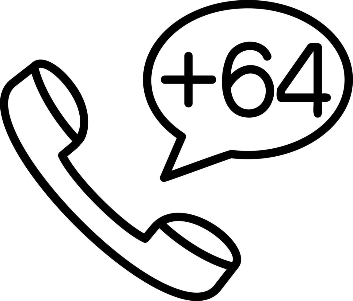 Antarctica Dial code Vector Icon