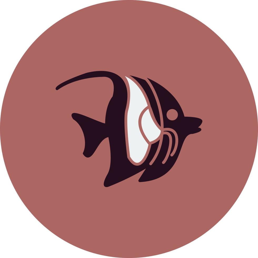 Butterfly Fish Vector Icon