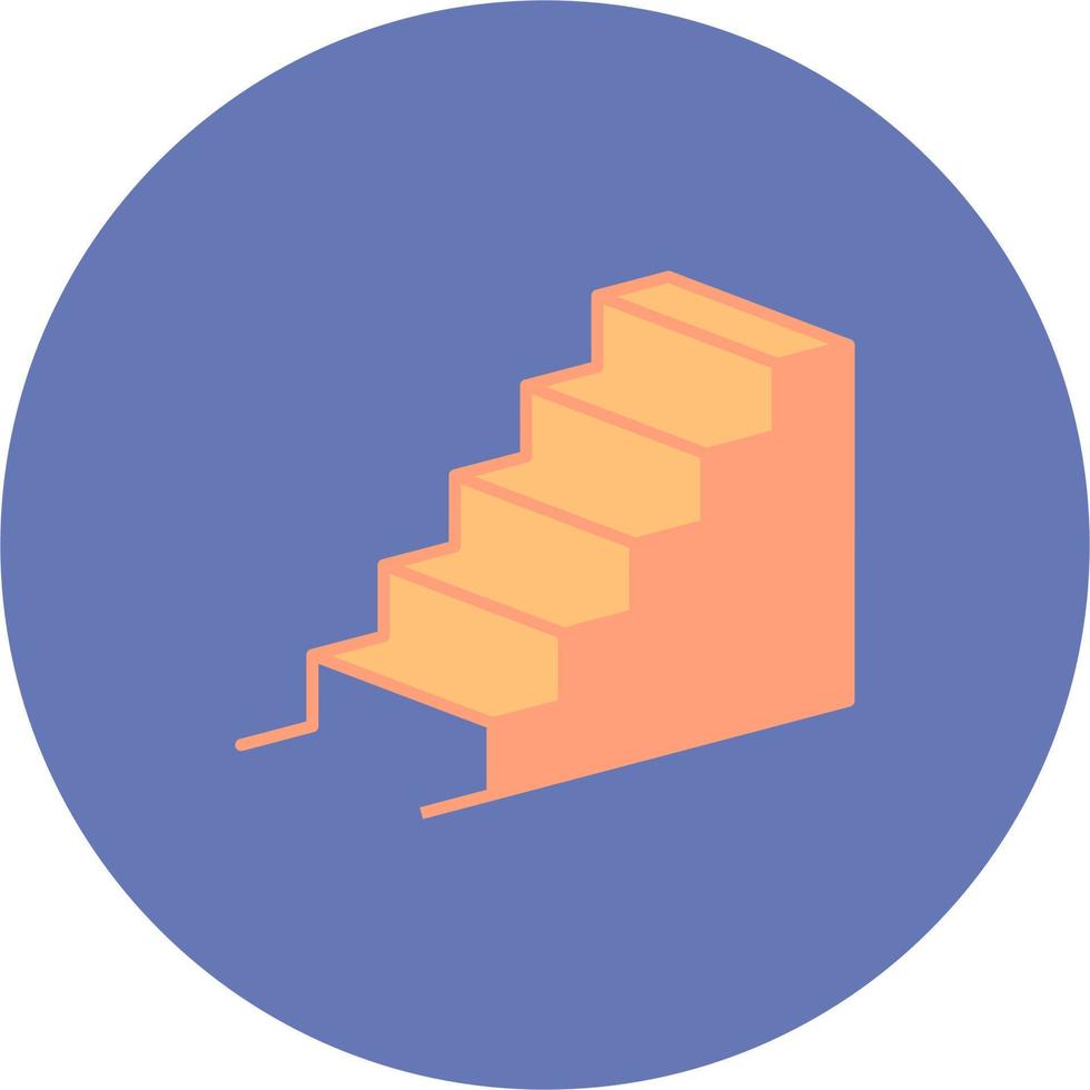 icono de vector de escaleras