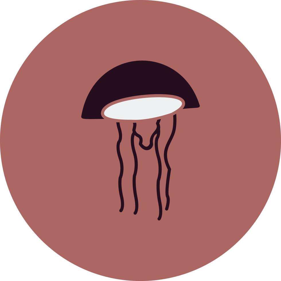 Jelly Fish Vector Icon