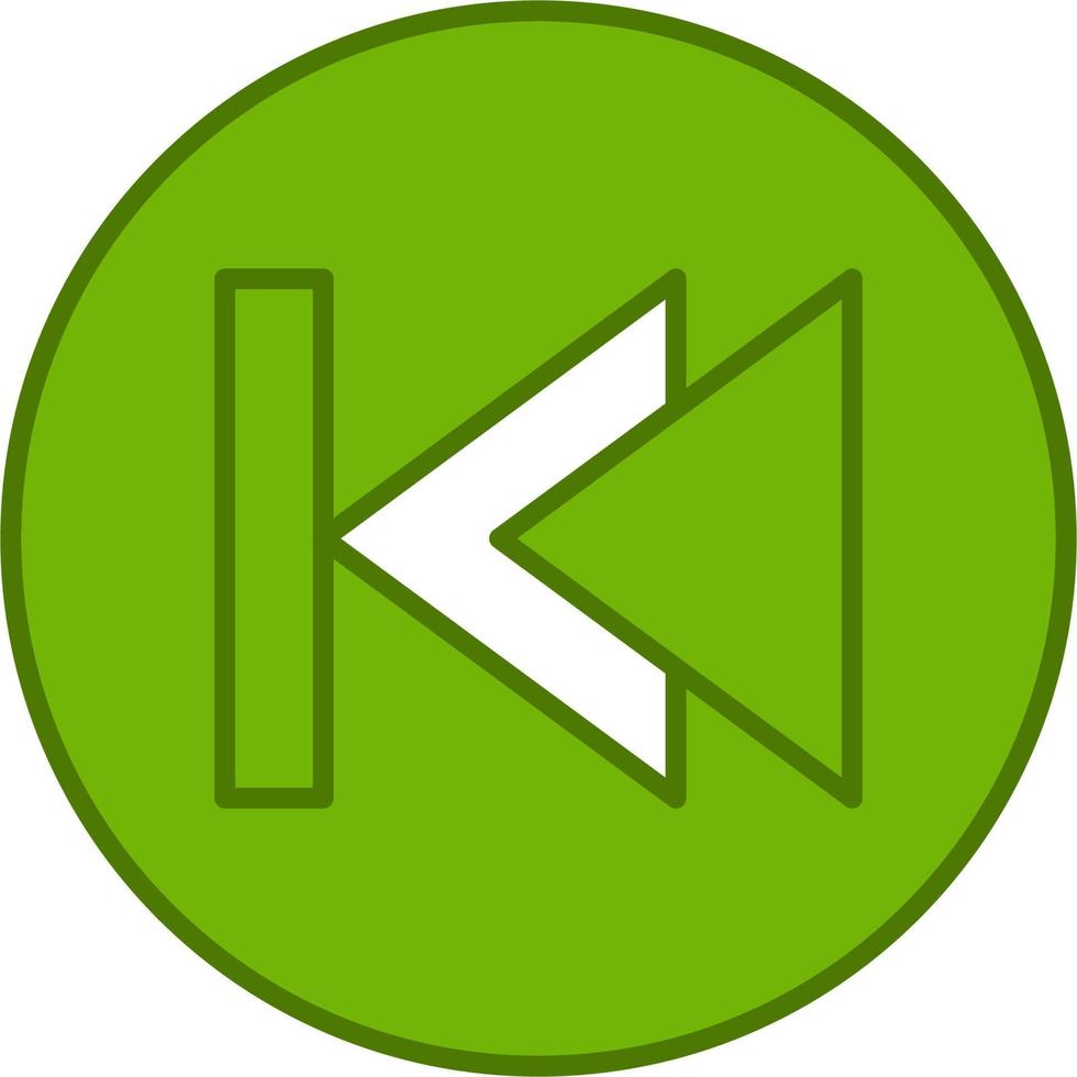 Previous track Vector Icon