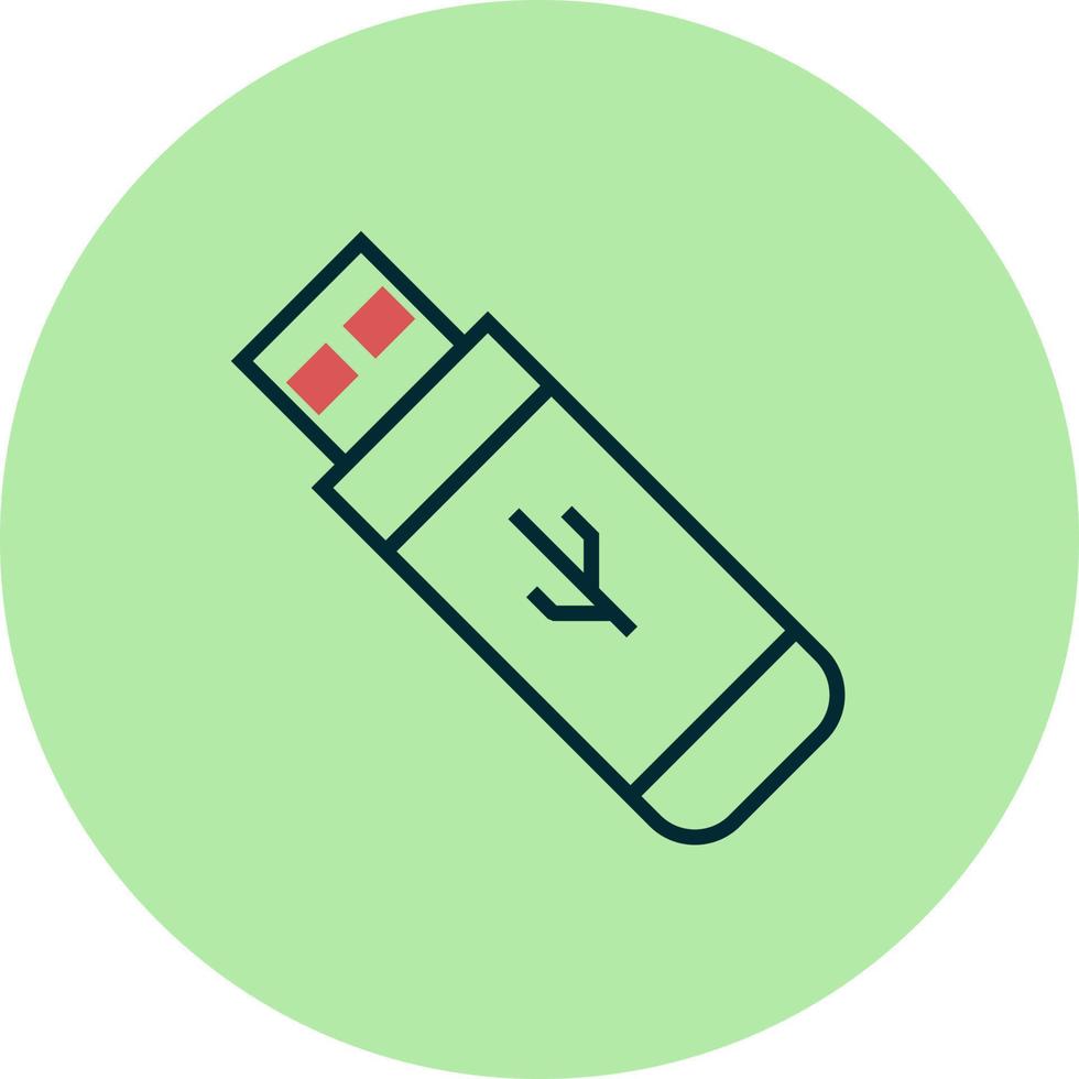 icono de vector de usb