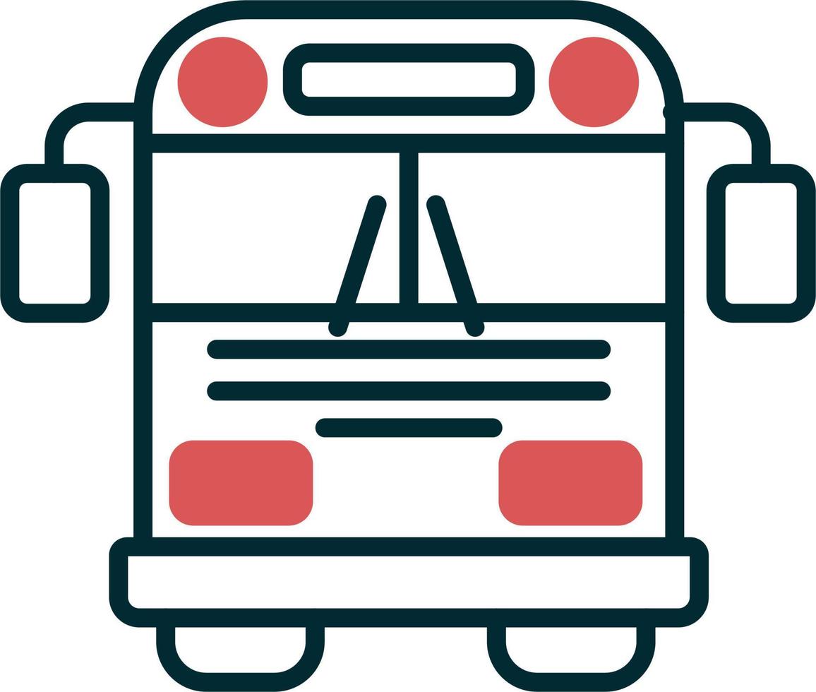 School bus Vector Icon