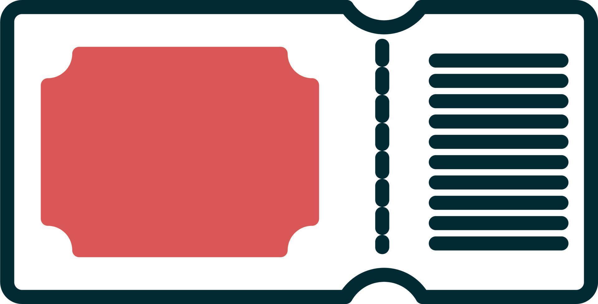 Ticket Vector Icon
