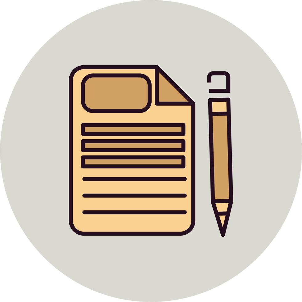 Draft Vector Icon