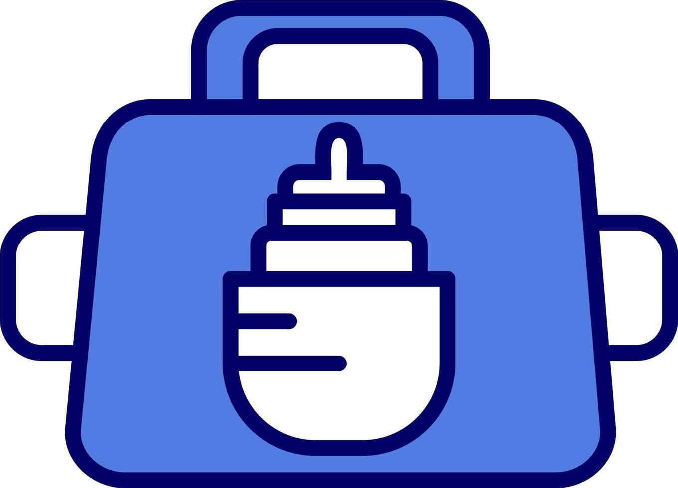 Baby bag Vector Icon