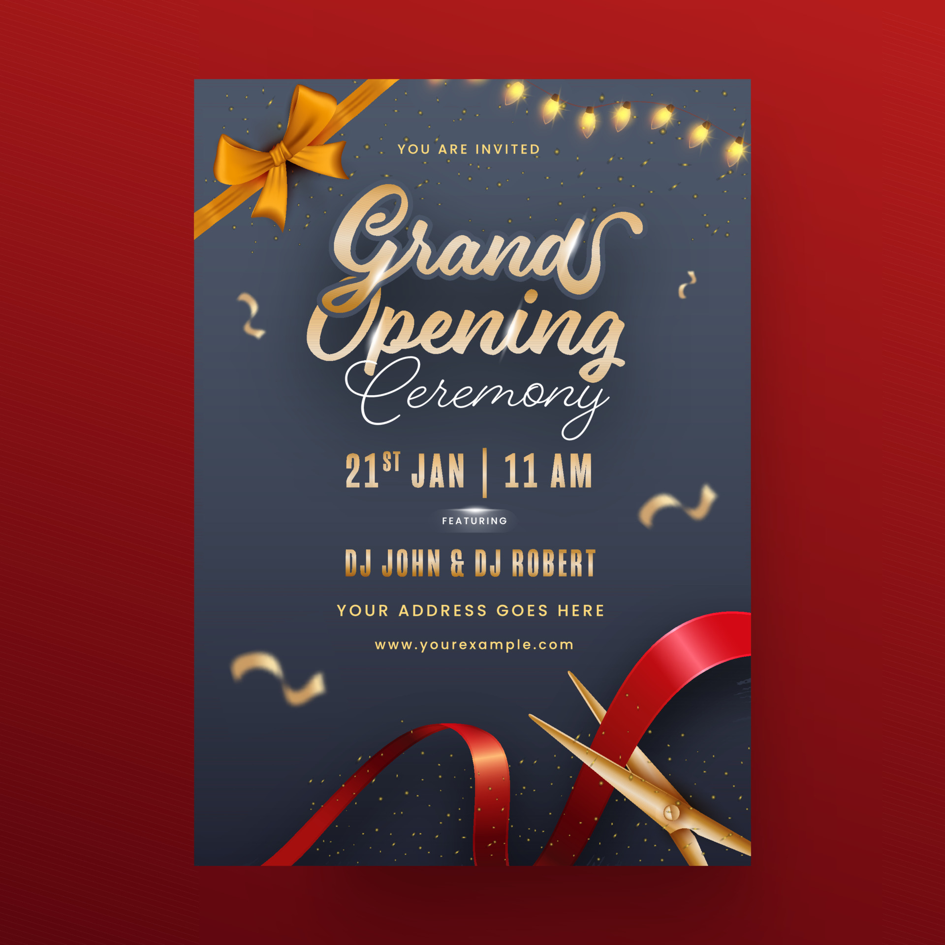 Grand Opening Template