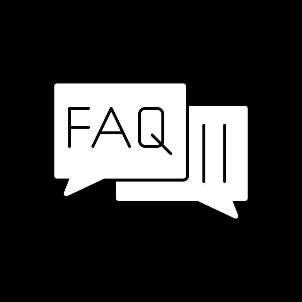 Faq Vector Icon Design