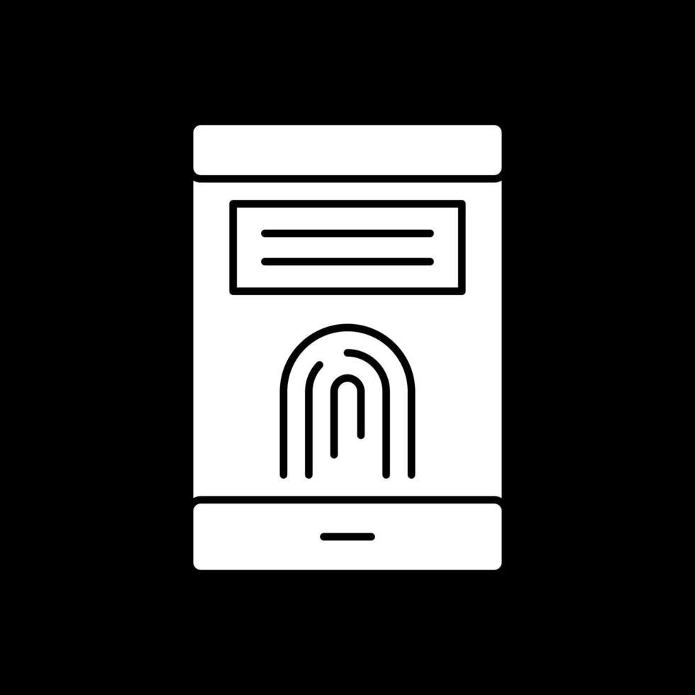 Finger Print Vector Icon Design