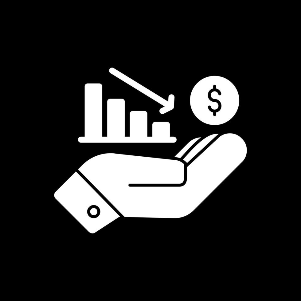 Loss Vector Icon Design