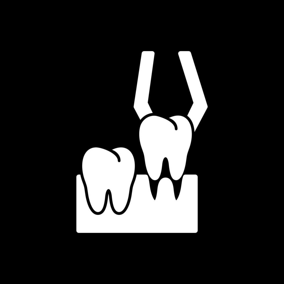 Teeth Extraction Vector Icon Design