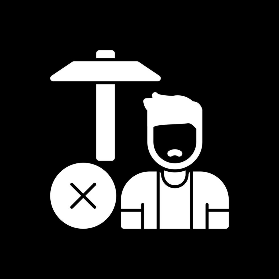 No Child Labour Vector Icon Design