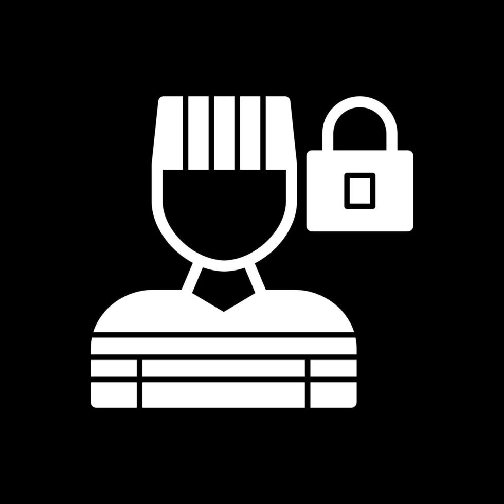 Prisoner Vector Icon Design