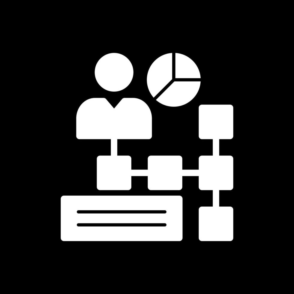 Organization Chart Vector Icon Design