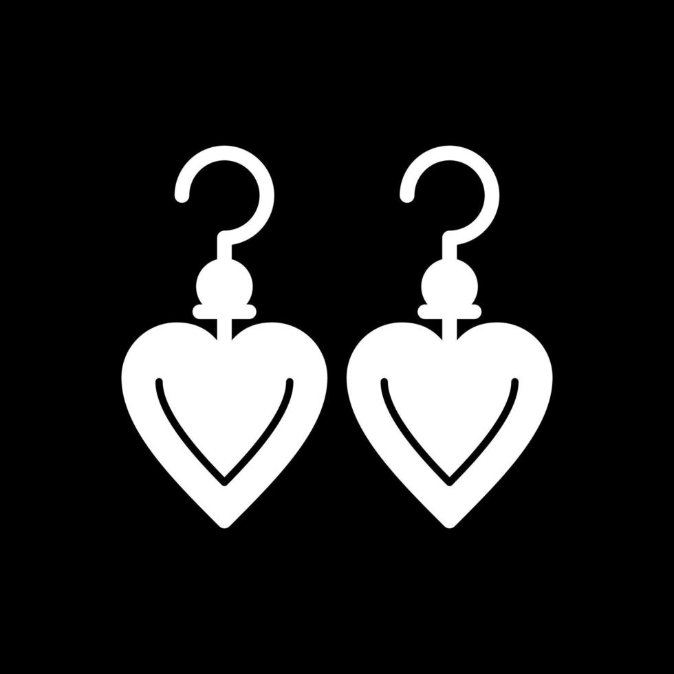 Earrings Vector Icon Design