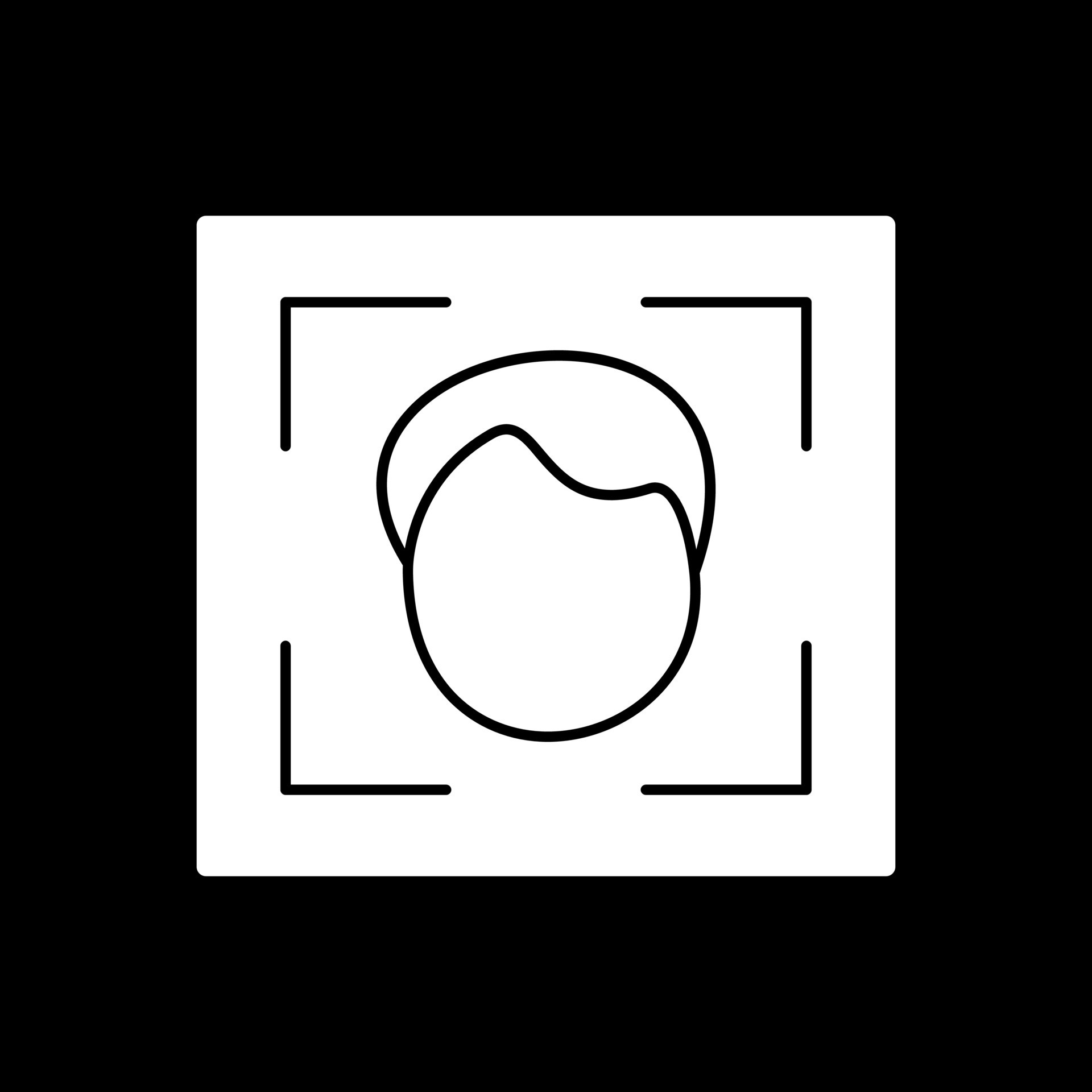 Face Scanner Vector Icon Design 20744475 Vector Art at Vecteezy