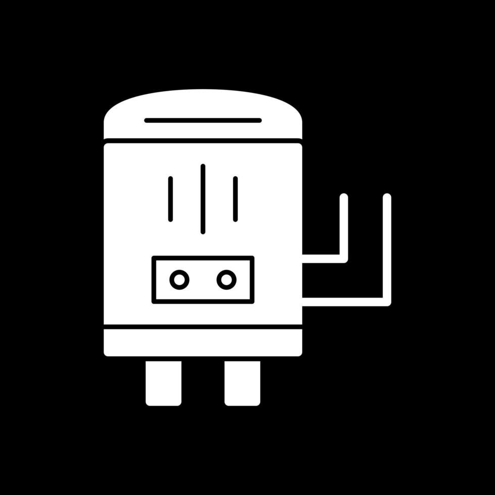 Water Boiler Vector Icon Design