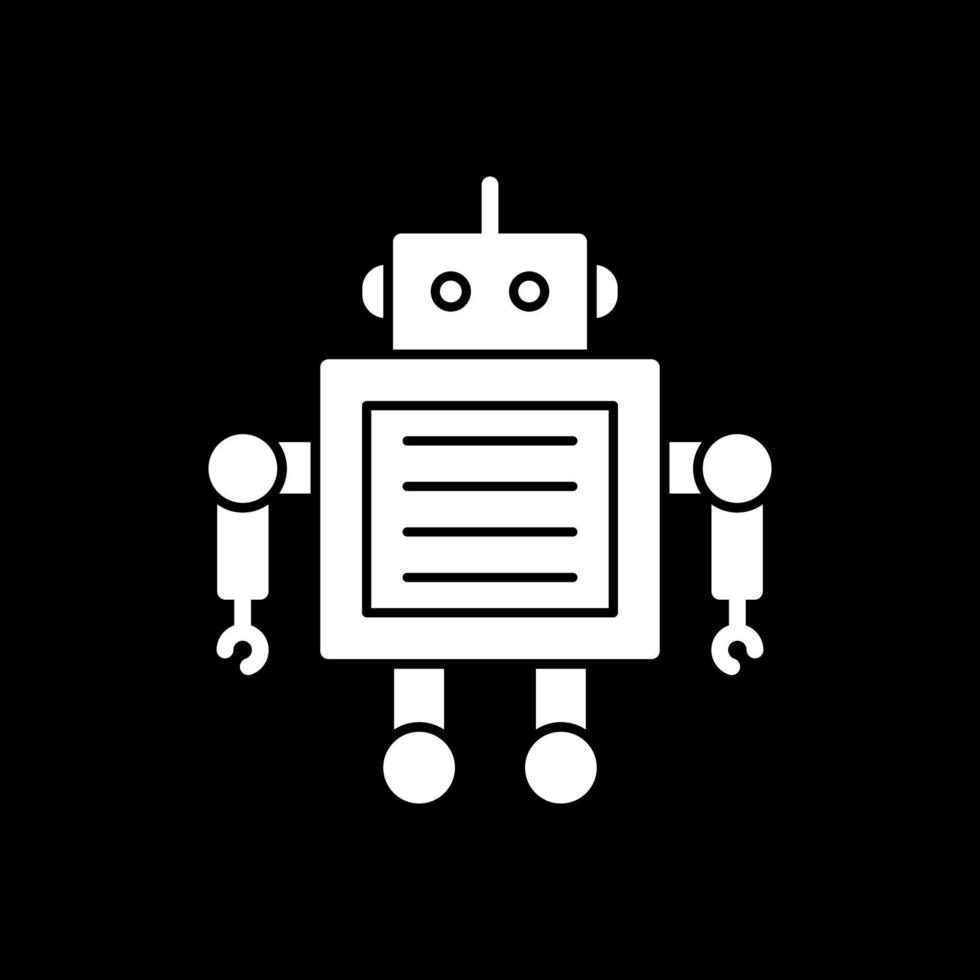 diseño de icono de vector de robótica