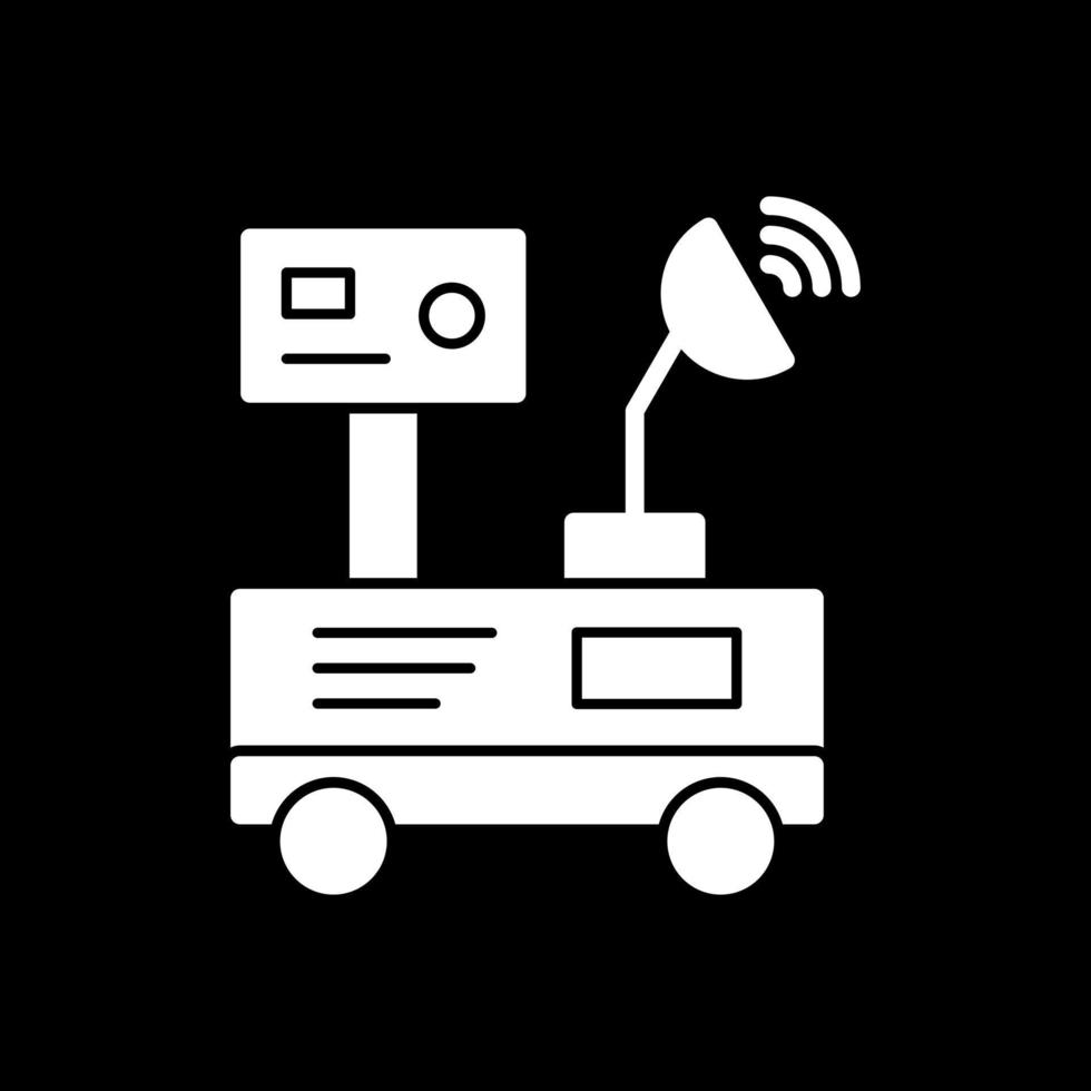 Mars Rover Vector Icon Design